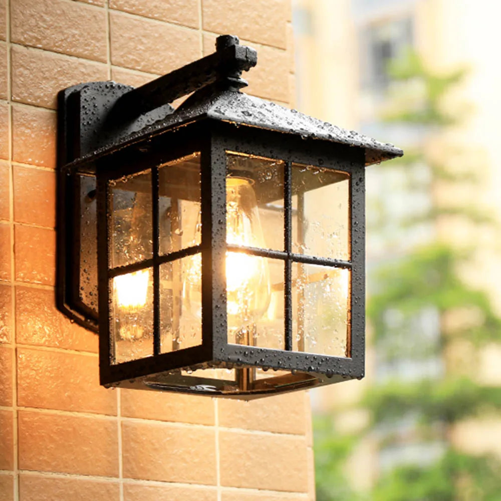 European retro outdoor wall lamp waterproof villa decoration landscape garden lamp balcony corridor aisle door front wall lamp