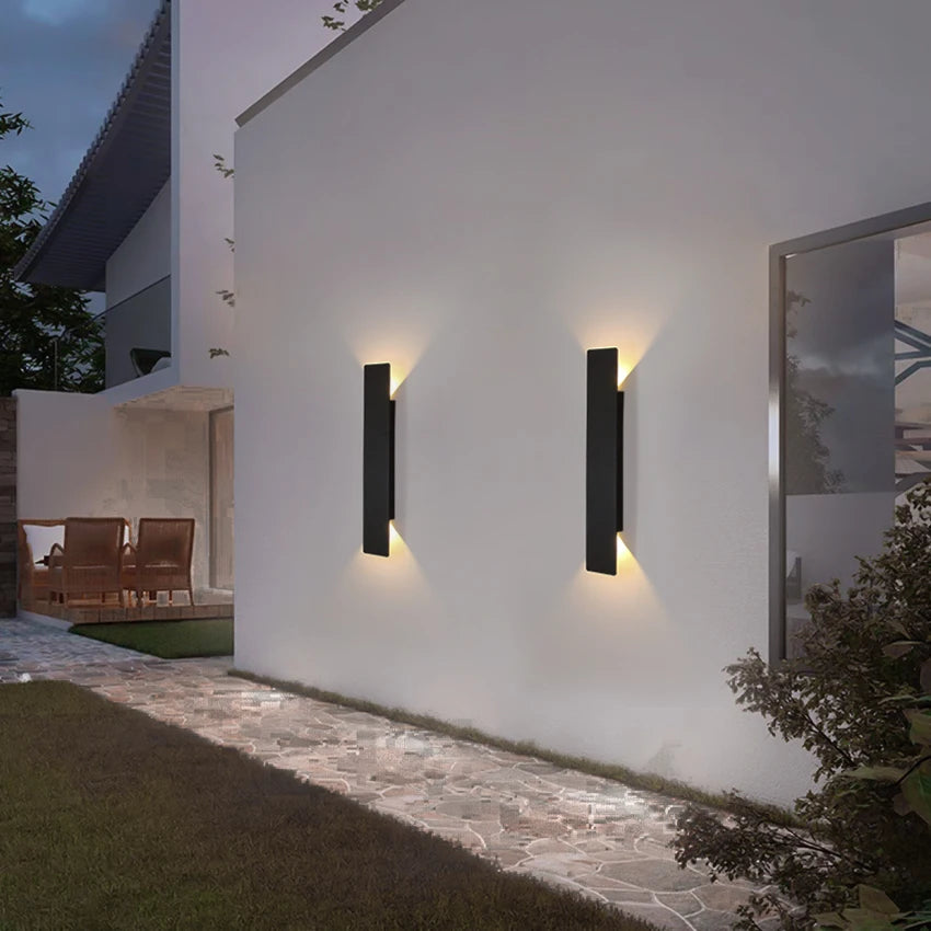 Modern Led Waterproof Outdoor Up Down Wall Lamp IP65 Aluminum 18w LED Wall Light Indoor Decorated Wall Sconce