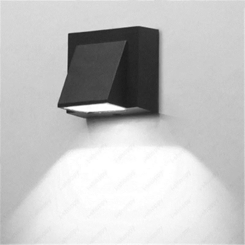 Waterproof IP65 Outdoor Wall Light Aluminium 5W LED Wall Lamp Sconce Balcony Garden Decoration Lighting Lamp AC110V 220V