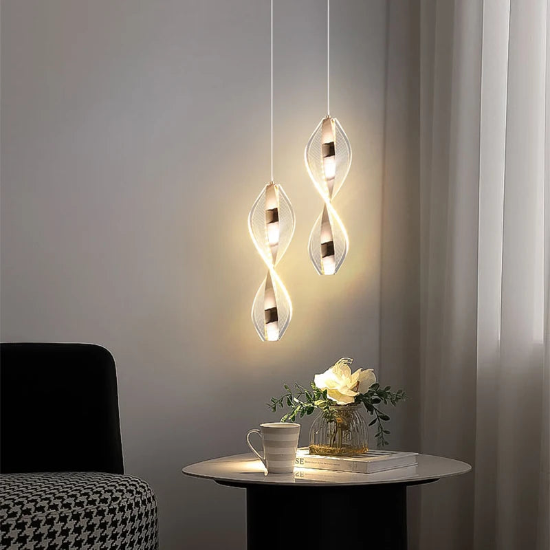 Nordic Lustre LED Pendant Lamp Hanging Lamps For Interior Living Lighting Bedroom Bedside Home Decoration Pendant Light