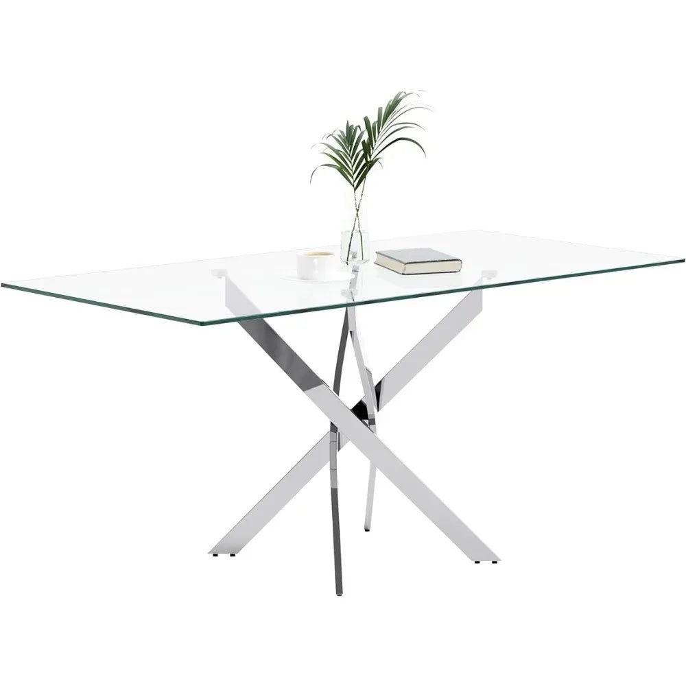 Dolcer Dining Table 47 inch |  Rectangular Kitchen Tables for Kitchen Dining Room Home Office, Dining Table