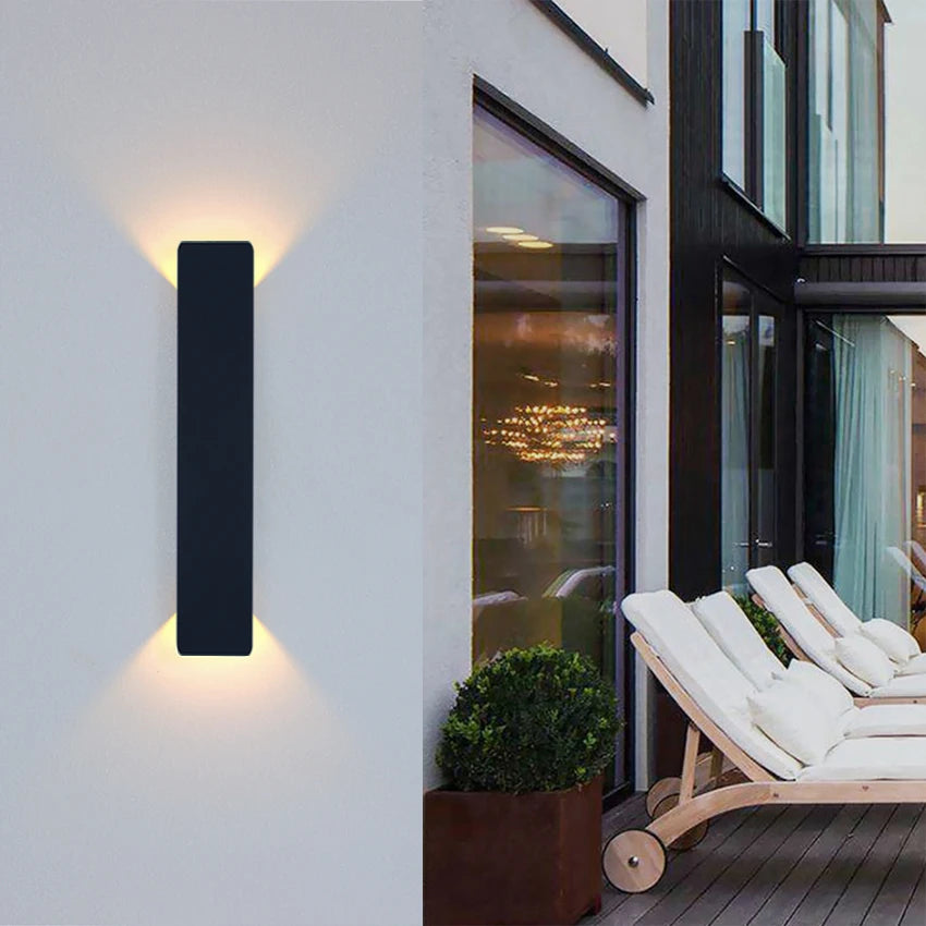 Modern Led Waterproof Outdoor Up Down Wall Lamp IP65 Aluminum 18w LED Wall Light Indoor Decorated Wall Sconce