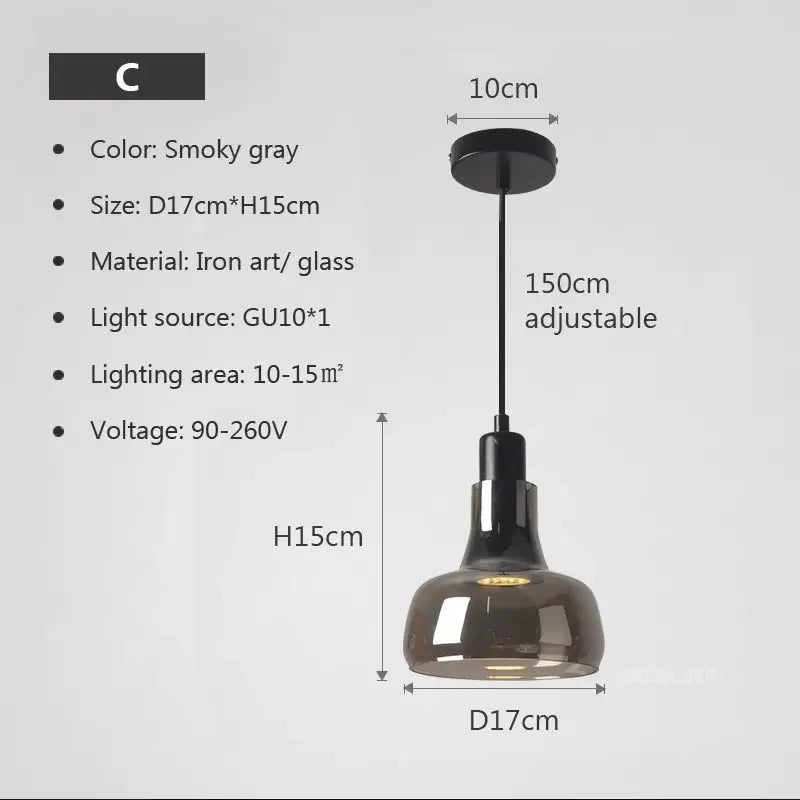 Led Glass Pendant Lamp Modern Simplicity Glass Hanglamp For Dining Room Bedroom Kitchen Island Home Decor Loft Lamp Bar Light