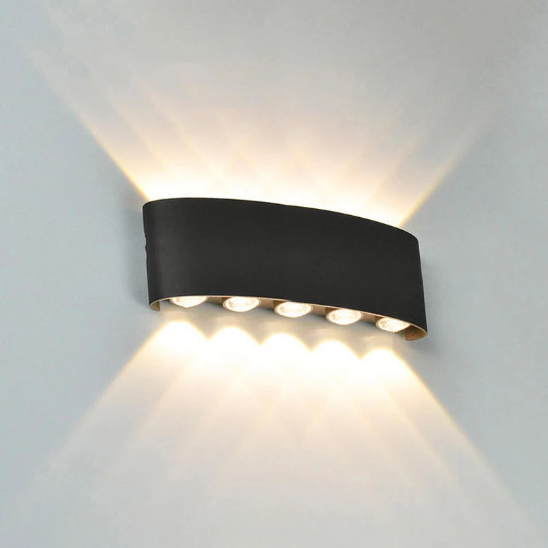 Up and Down LED Wall Lamp Waterproof Interior Wall Light For Bedroom Living Room Corridor Indoor Outdoor Lighting