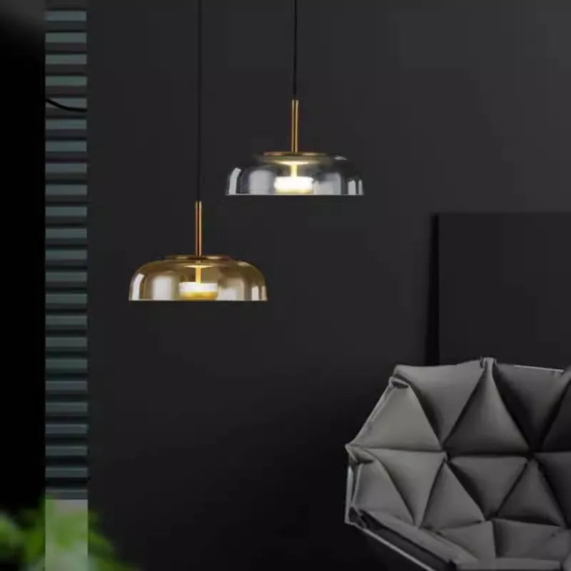 Modern Pendant Lights Nordic LED Glass Hanglamp For Dining Room Bedroom Loft Lamp Bar Decor Luminaire Suspension Light Fixtures