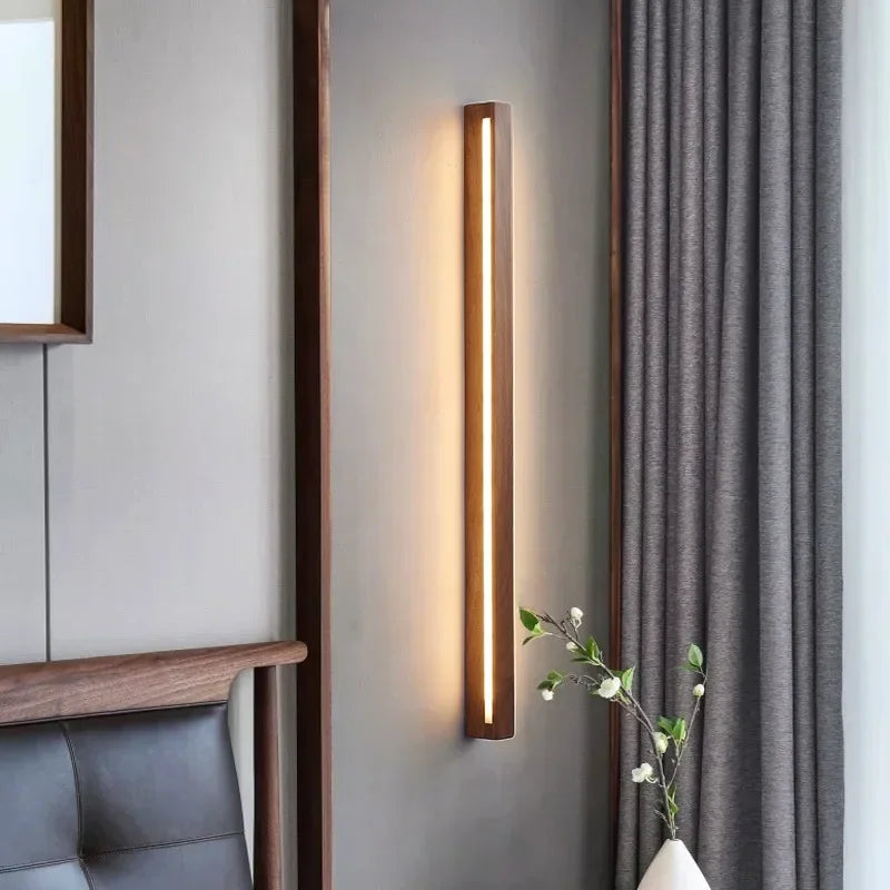 Long Strip Wall Lamp LED Modern Living Bedroom Longer Sconce Background Lamp Minimalist Wall Light Indoor Lighting Fixture