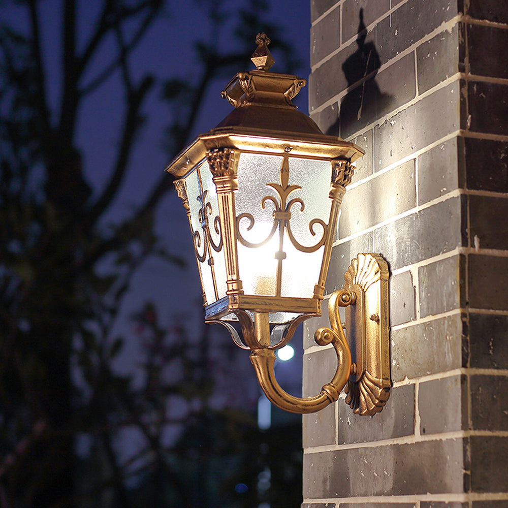 Middle Outdoor Wall Light - Affluent Interior Outdoorwall