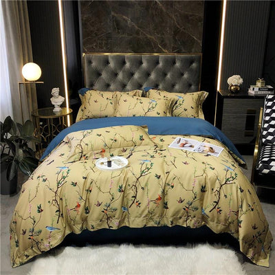 Belleza Duvet Cover Set - Affluent Interior Bed