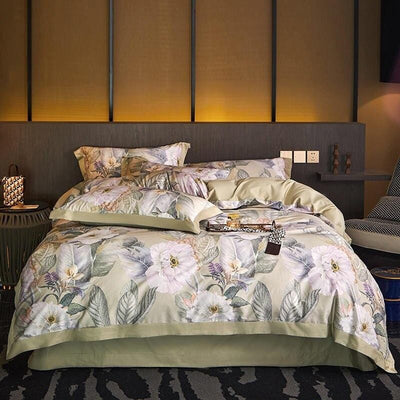 Haida Duvet Cover Set - Affluent Interior Bed