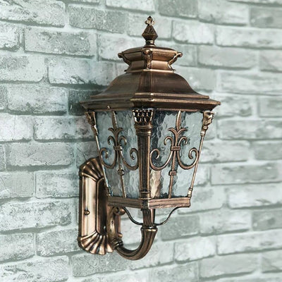 Middle Outdoor Wall Light - Affluent Interior Outdoorwall