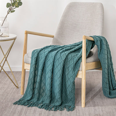 Warmly Knitted Throw - Affluent Interior Throw