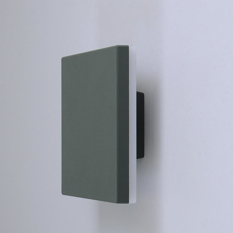 Plate Outdoor Wall Light - Affluent Interior Outdoorwall