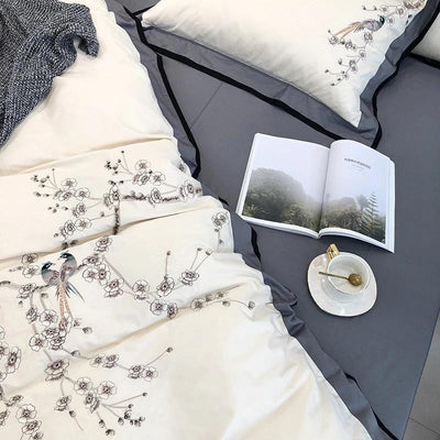 Vuitton Duvet Cover Set - Affluent Interior Bed