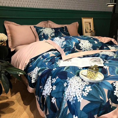 Bonsai Duvet Cover Set - Affluent Interior Bed