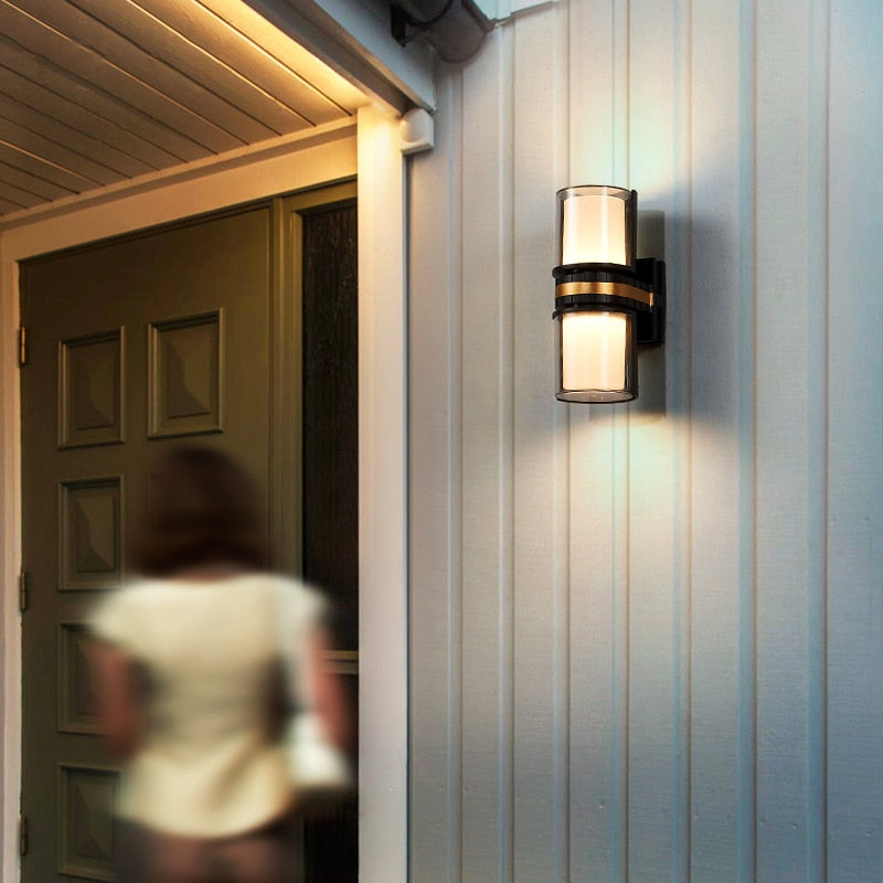 Cascade Outdoor Wall Light - Affluent Interior Outdoorwall