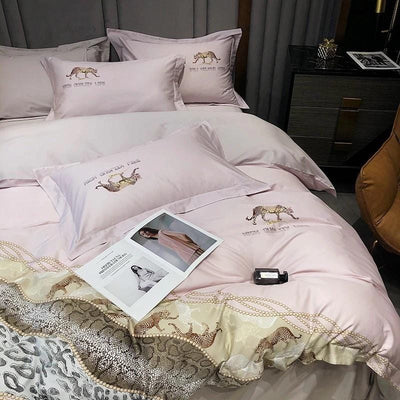 Safari Duvet Cover Set - Affluent Interior Bed