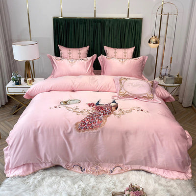 Lavender Duvet Cover Set - Affluent Interior Bed