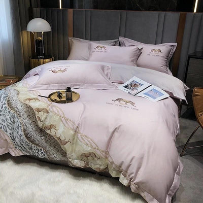 Safari Duvet Cover Set - Affluent Interior Bed