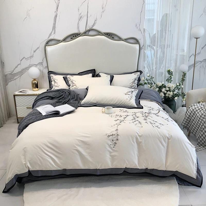 Vuitton Duvet Cover Set - Affluent Interior Bed