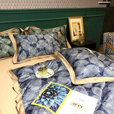 Taha Duvet Cover Set - Affluent Interior Bed