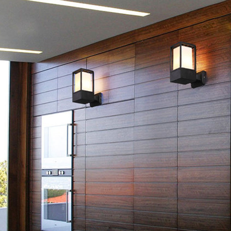 Post Outdoor Wall Light - Affluent Interior Outdoorwall