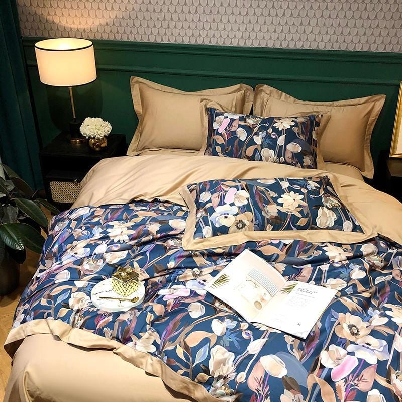 Kusma Duvet Cover Set - Affluent Interior Bed