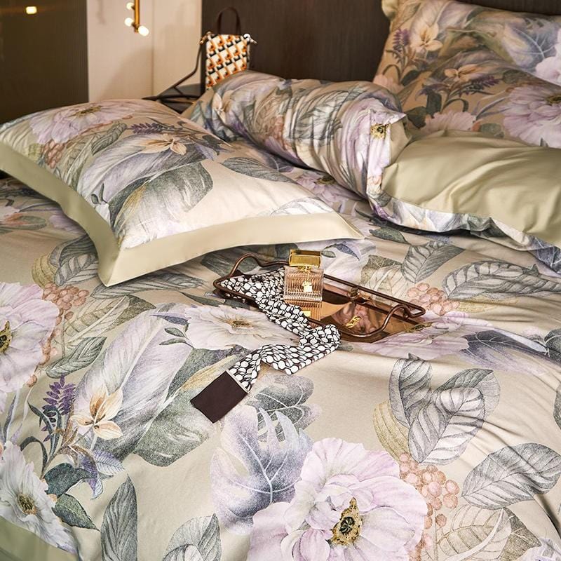 Haida Duvet Cover Set - Affluent Interior Bed