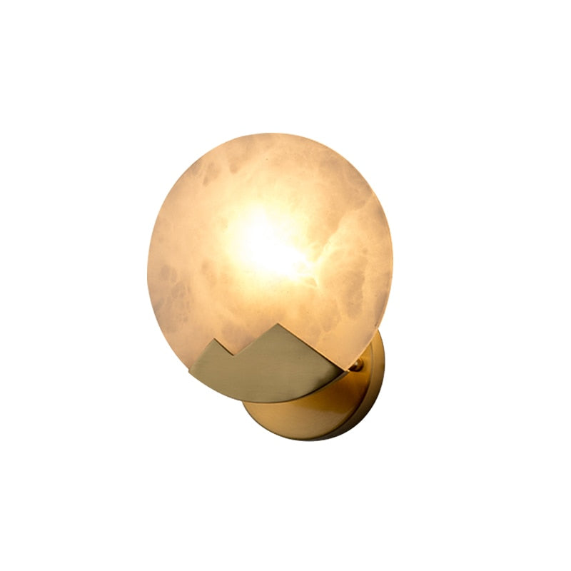 Globe Wall Light | Gold Crystal Light Fixture Modern Sconce