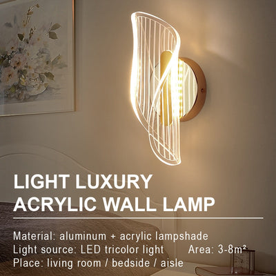 Soiree Wall Light | Gold Glass Crystal Sconce Modern Wall Lamp
