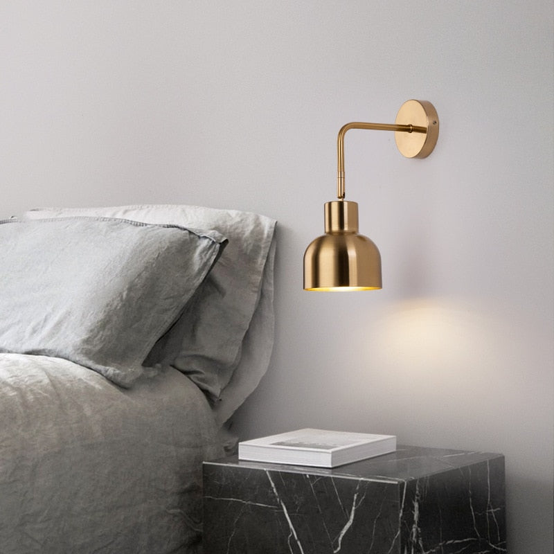 Venue Wall Light | Gold Metal Wall Lamp Modern Indoor Light Fixture Sconce Light