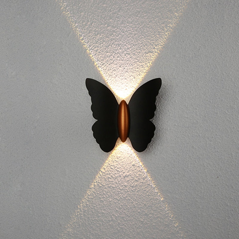 Butterfly Outdoor Wall Light - Affluent Interior Outdoorwall