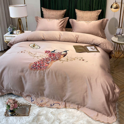 Buttercream Duvet Cover Set - Affluent Interior Bed