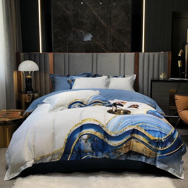 Oriana Duvet Cover Set - Affluent Interior Bed