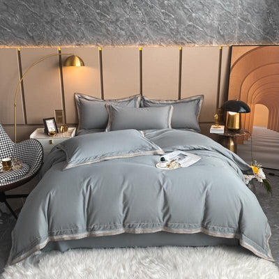 Hermes Duvet Cover Set - Affluent Interior Bed