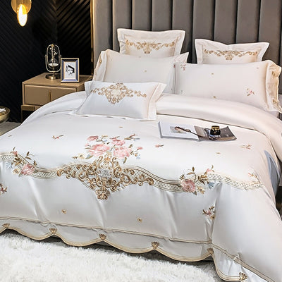 Coconut Duvet Cover Set - Affluent Interior Bed